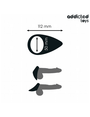 ADDICTED TOYS - TEAR SHAPED PENIS RING