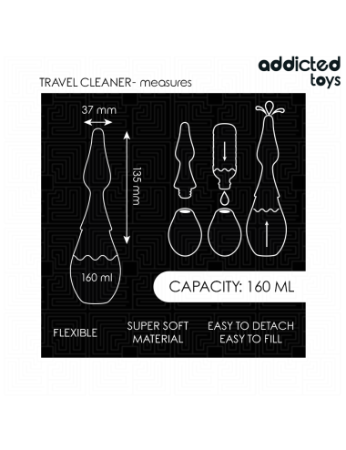 ADDICTED TOYS - TRAVEL CLEANER SILICONE MODEL 1