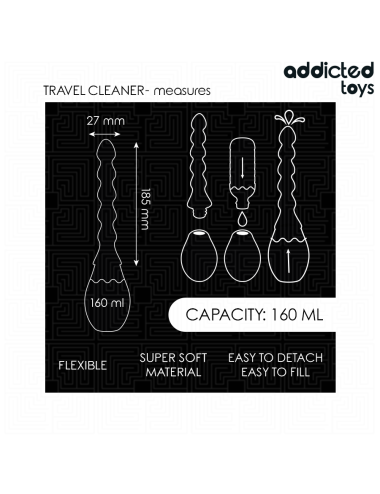 ADDICTED TOYS - TRAVEL CLEANER SILICONE MODEL 2