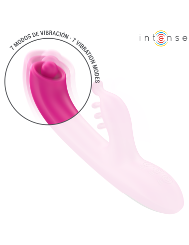 INTENSE - CHRISTINA MULTIFUNCTION RABBIT VIBRATOR 22.5 CM PINK