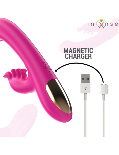 INTENSE - CHRISTINA MULTIFUNCTION RABBIT VIBRATOR 22.5 CM PINK