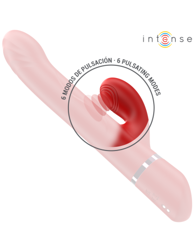 INTENSE - LELE MULTIFUNCTION VIBRATOR ROTATING & OSCILLATION & STIMULATION RED