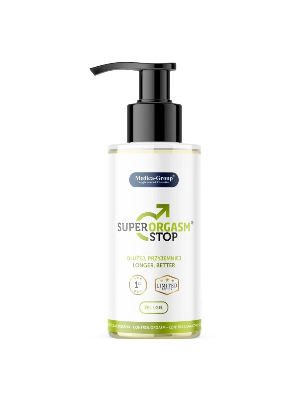 MEDICA GROUP - SUPER ORGASM STOP INTIMATE GEL FOR MEN 150 ML MEDICA GROUP - SUPER ORGASM STOP INTIMATE GEL FOR MEN 150 ML