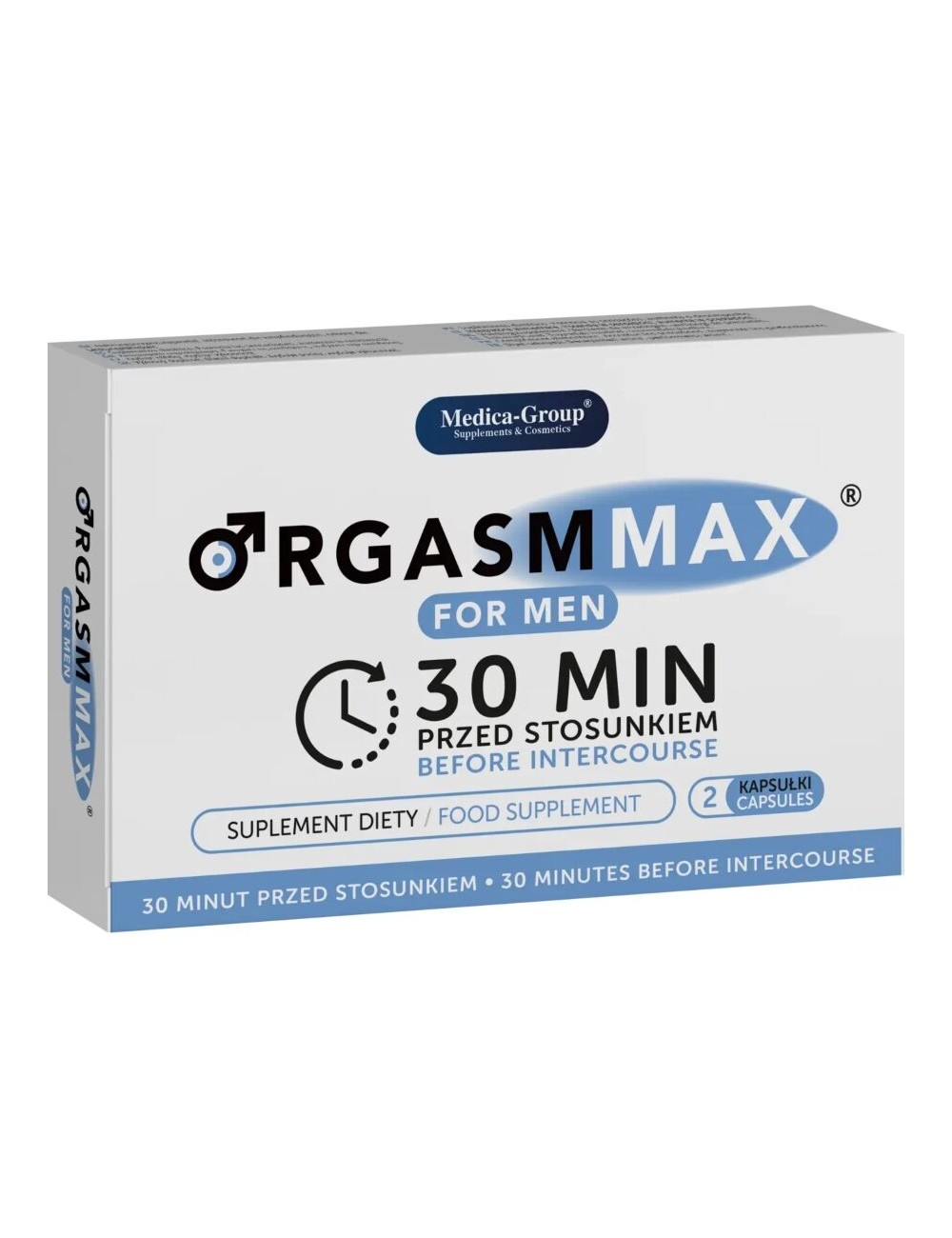 MEDICA GROUP - ORGASM MAX FOR MEN 2 CAPSULES MEDICA GROUP - ORGASM MAX FOR MEN 2 CAPSULES