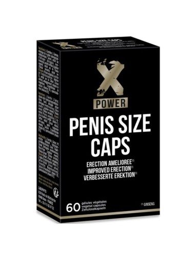 XPOWER - PENIS SIZE CAPS FOR IMPROVED ERECTIONS 60 CAP