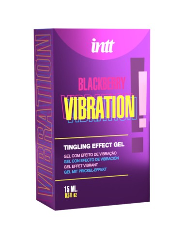 INTT RELEASES - LIQUID VIBRATING GEL BLACKBERRY FLAVOR 15 ML