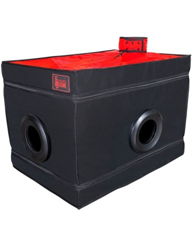 SECRET DOME - KINK CLUB LA NICHE CABIN BLACK & RED