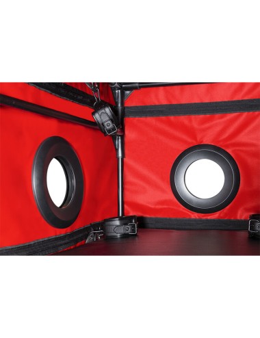 SECRET DOME - KINK CLUB LA NICHE CABIN BLACK & RED