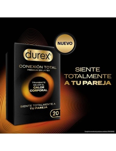 DUREX - TOTAL CONNECTION ULTRA FINE PLUS LATEX FREE 20 UNITS