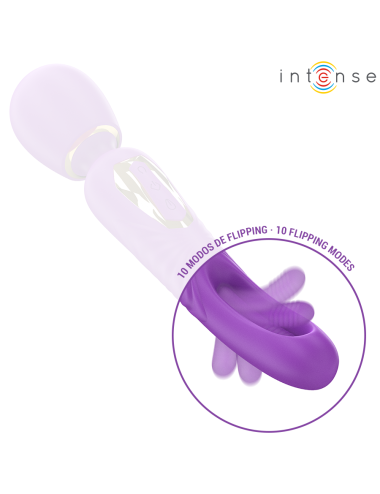 INTENSE - CHRISTY VIBRATING WAND WITH FLIPPING TONGUE