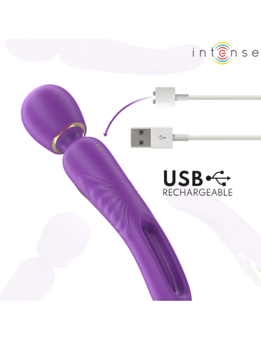INTENSE - CHRISTY VIBRATING WAND WITH FLIPPING TONGUE