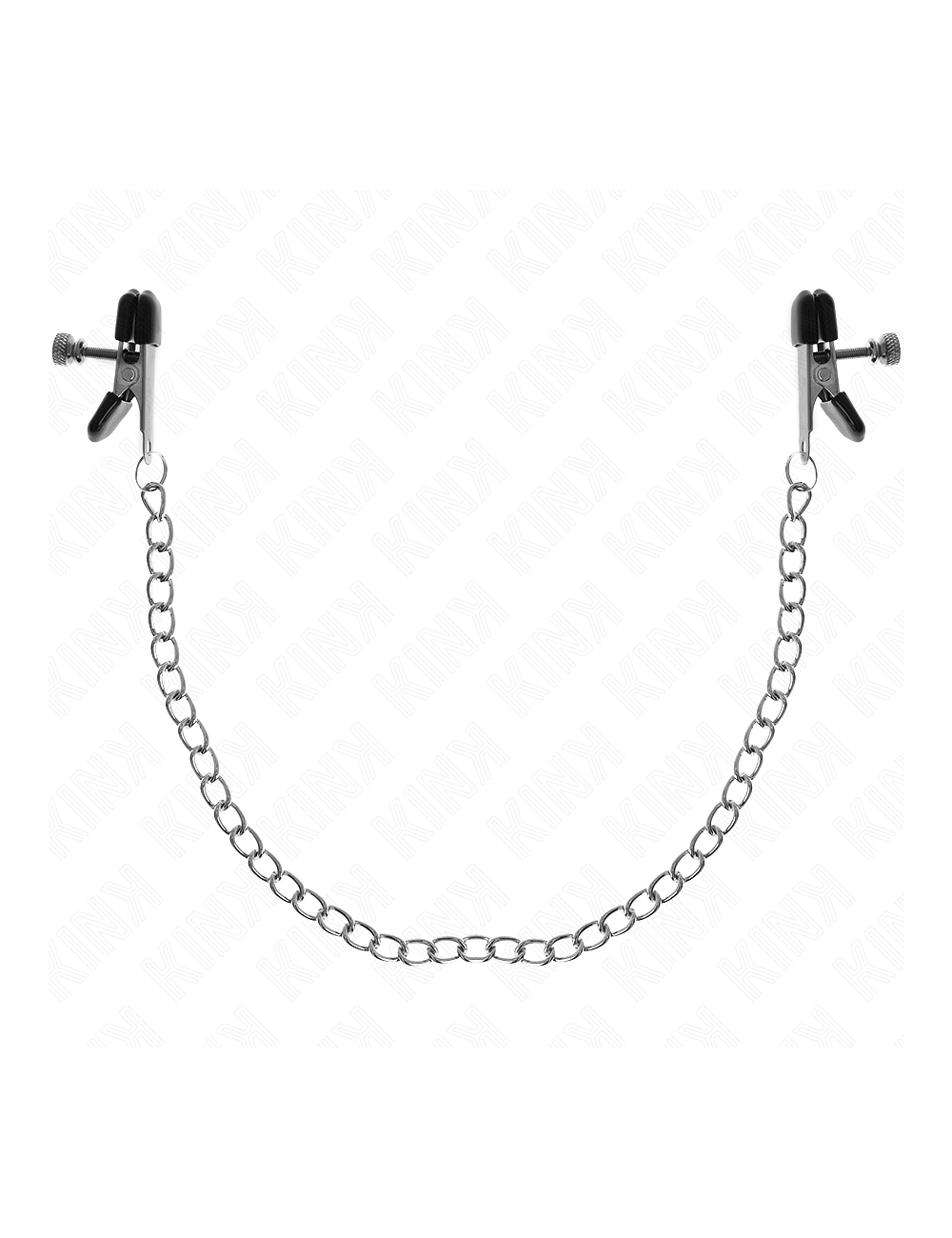 KINK - FLAT CHAIN NIPPLE CLAMPS SILVER 34 CM