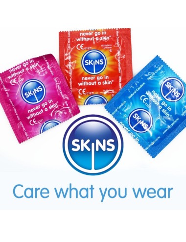 SKINS - ASSORTED PREMIUM CONDOMS PACK 8