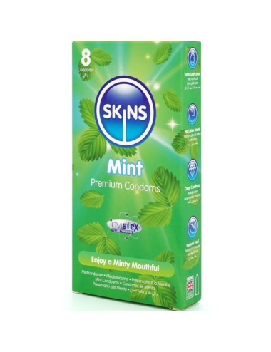 SKINS - MINT PREMIUM CONDOMS PACK 8