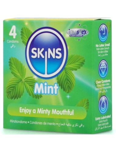 SKINS - MINT PREMIUM CONDOMS PACK 4