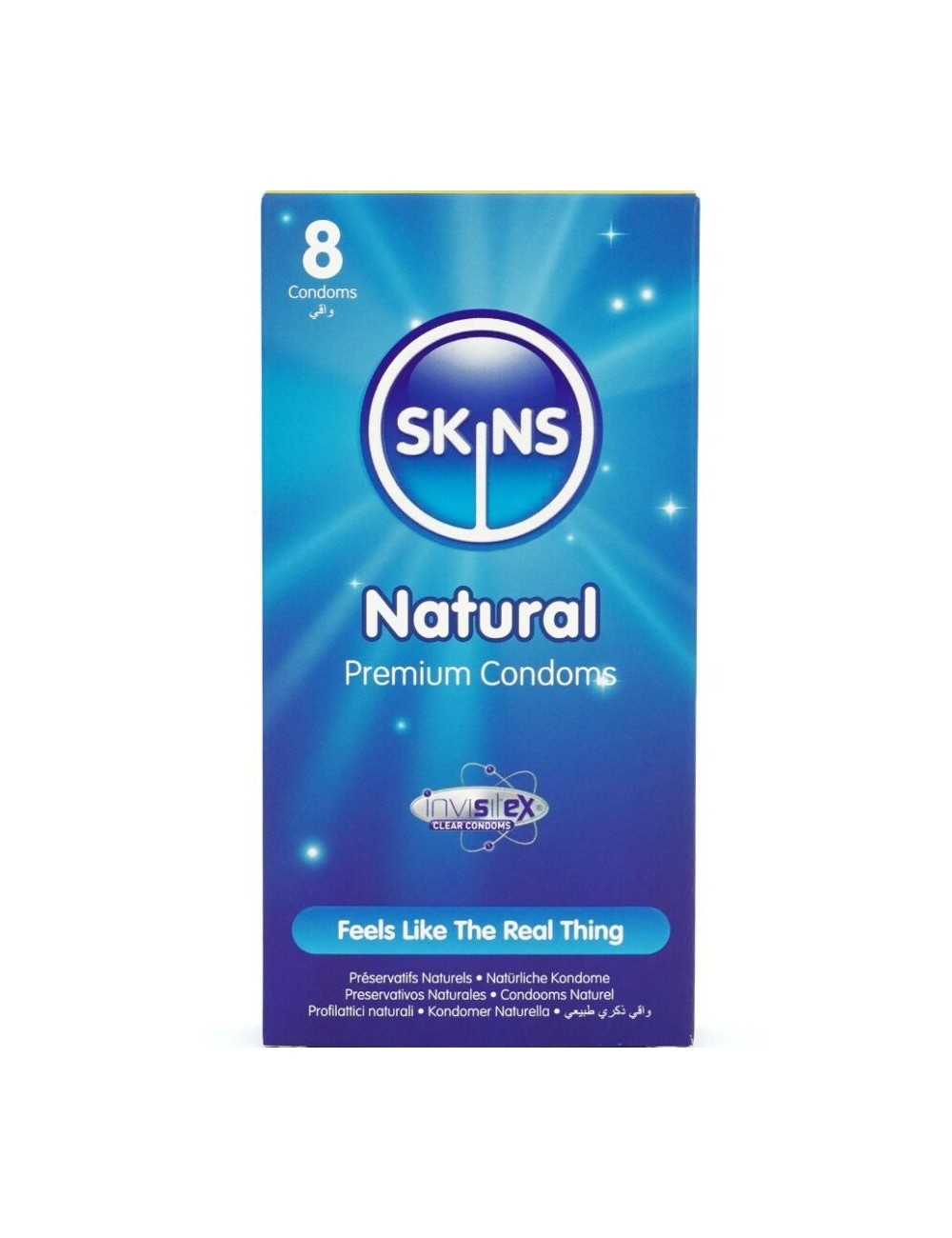 SKINS - NATURAL PREMIUM CONDOMS PACK 8