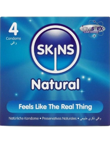 SKINS - NATURAL PREMIUM CONDOMS PACK 4