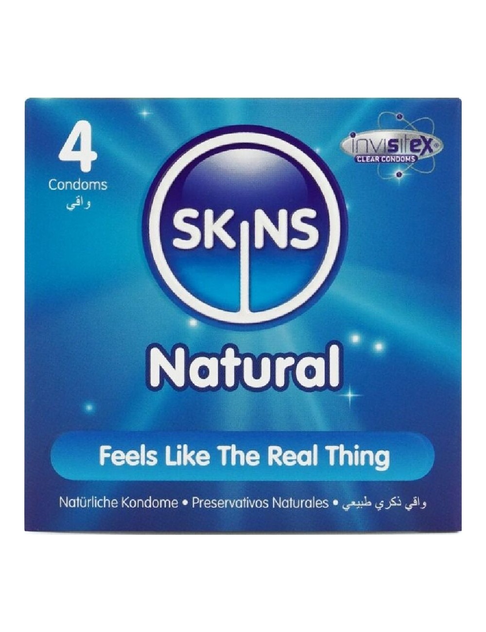 SKINS - NATURAL PREMIUM CONDOMS PACK 4