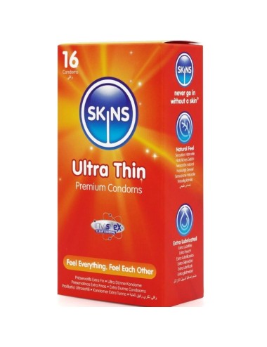 SKINS - ULTRA THIN PREMIUM CONDOMS PACK 16