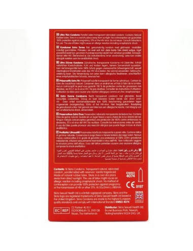 SKINS - ULTRA THIN PREMIUM CONDOMS PACK 16