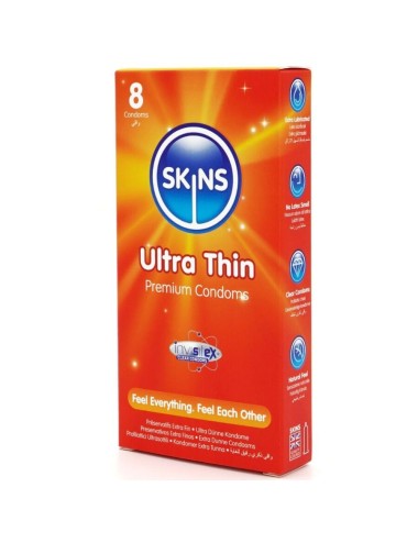 SKINS - ULTRA THIN PREMIUM CONDOMS PACK 8