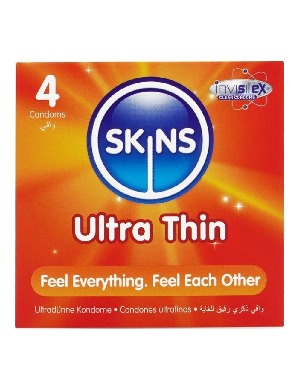 SKINS - ULTRA THIN PREMIUM CONDOMS PACK 4