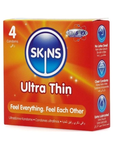 SKINS - ULTRA THIN PREMIUM CONDOMS PACK 4