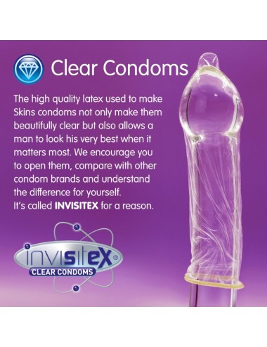 SKINS - EXTRA LARGE PREMIUM CONDOMS PACK 16