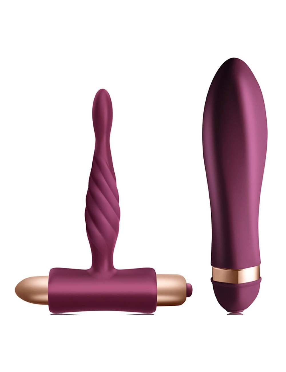CLIMAXIMUM - DARE KIT TWISTED VIBRATOR + ANAL PLUG BEGINNER CLIMAXIMUM - DARE KIT TWISTED VIBRATOR + ANAL PLUG BEGINNER