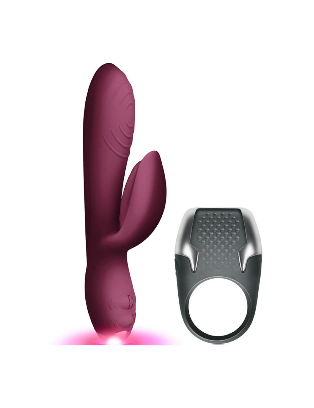 CLIMAXIMUM - LAMOUR KIT RABBIT VIBRATOR + LED COCK RING CLIMAXIMUM - LAMOUR KIT RABBIT VIBRATOR + LED COCK RING