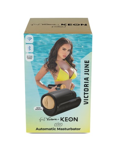 KIIROO - KEON WIFI COMBO VICTORIA JUNE AUTOMATIC MASTURBATOR + FEEL STROKER