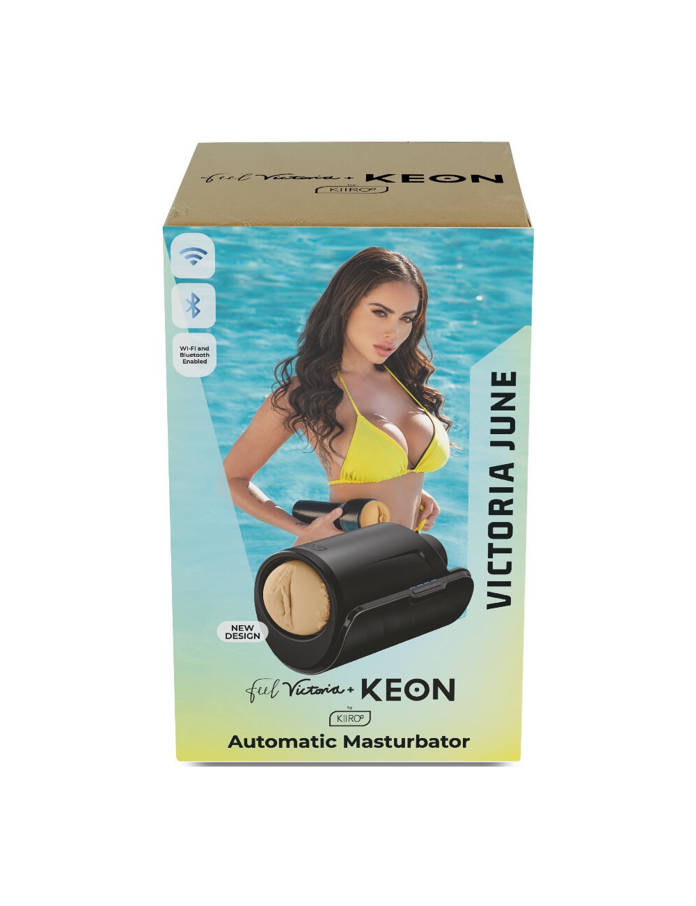 KIIROO - KEON WIFI COMBO VICTORIA JUNE AUTOMATIC MASTURBATOR + FEEL STROKER