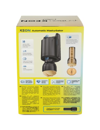 KIIROO - KEON WIFI COMBO VICTORIA JUNE AUTOMATIC MASTURBATOR + FEEL STROKER