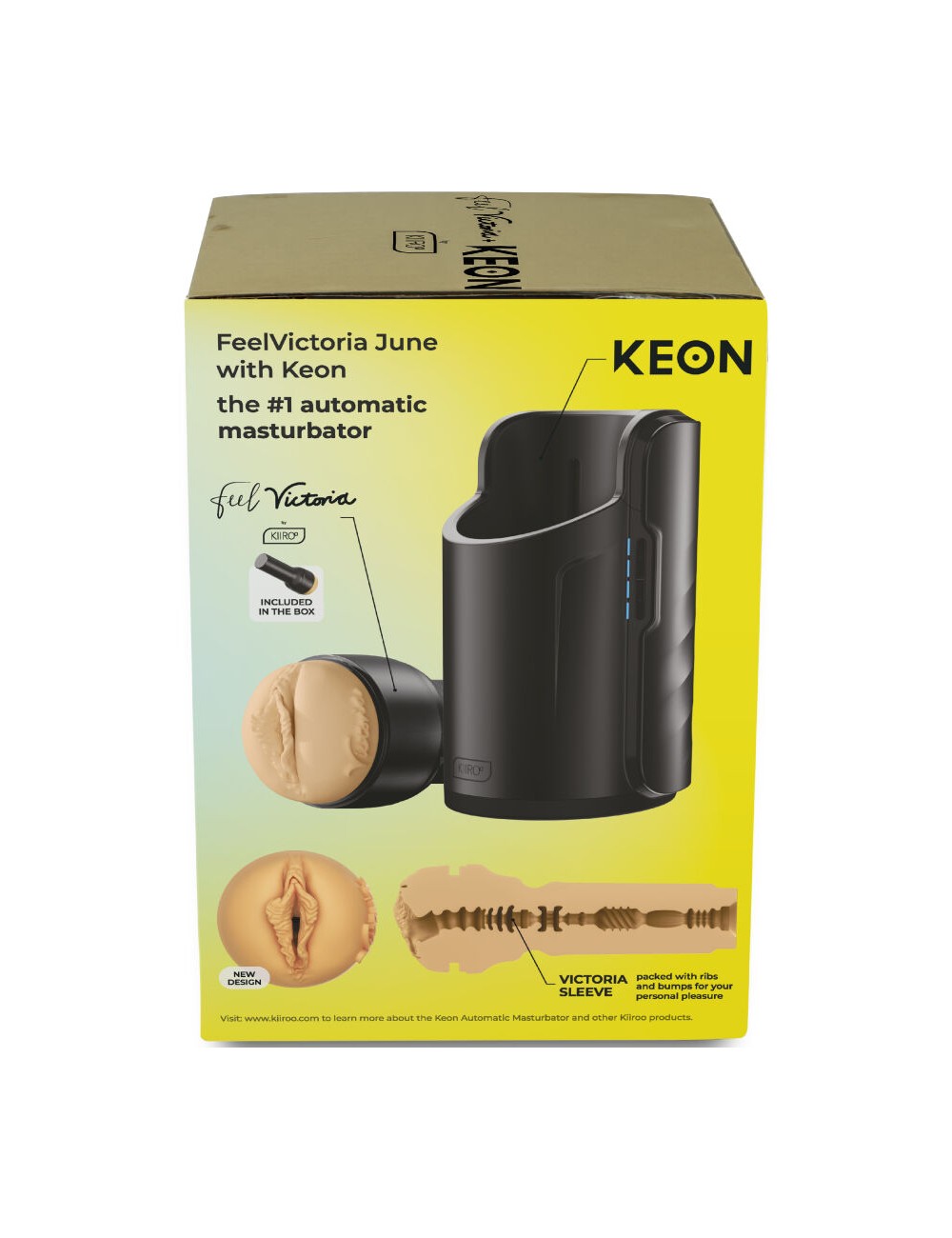 KIIROO - KEON WIFI COMBO VICTORIA JUNE AUTOMATIC MASTURBATOR + FEEL STROKER