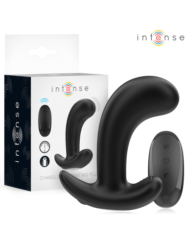 INTENSE - CHANDLER ANAL PLUG 10 VIBRATIONS BLACK REMOTE CONTROL
