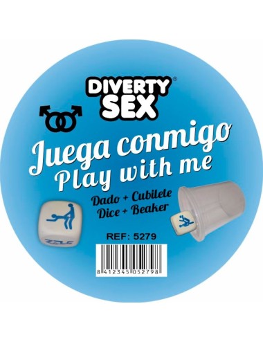 DIABLO PICANTE - WHITE HARD DICE WITH MEN POSITIONS AND CUBE