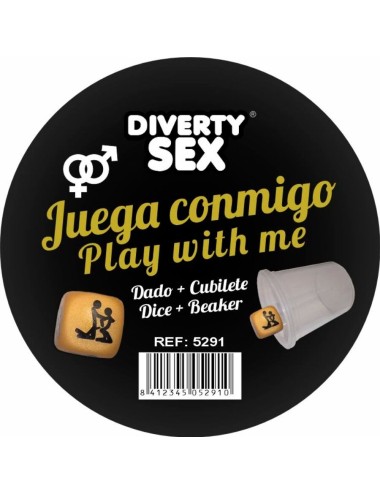 DIABLO PICANTE - GOLDEN HARD DICE WITH POSITIONS AND CUBE