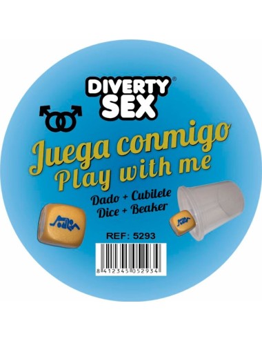 DIABLO PICANTE - GOLDEN HARD DICE WITH MEN POSITIONS AND CUBE