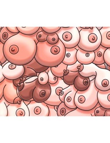 DIABLO PICANTE - COLOR MOUSE PAD WITH BOOBS DESIGN