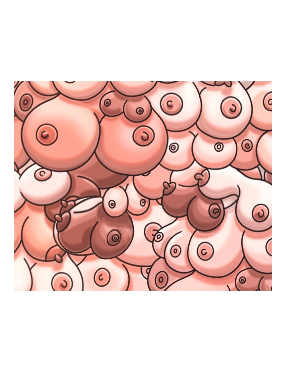 DIABLO PICANTE - COLOR MOUSE PAD WITH BOOBS DESIGN