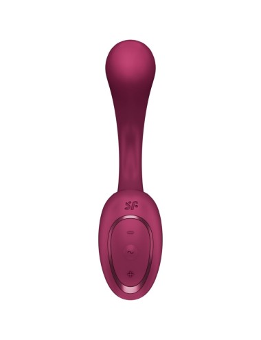 SATISFYER - G FOR GODDESS 2 RABBIT VIBRATOR BOTTLE BORDEAUX