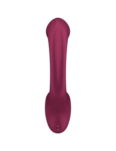 SATISFYER - G FOR GODDESS 2 RABBIT VIBRATOR BOTTLE BORDEAUX