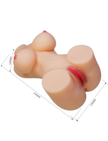 CRAZY BULL - HETTY REALISTIC FEMALE TORSO VAGINA AND ANAL 1.9 KG