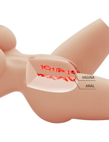 CRAZY BULL - LILY REALISTIC FEMALE TORSO VAGINA AND ANAL 4 KG