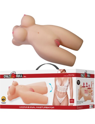 CRAZY BULL - MIA REALISTIC FEMALE TORSO VAGINA AND ANAL 8.5 KG
