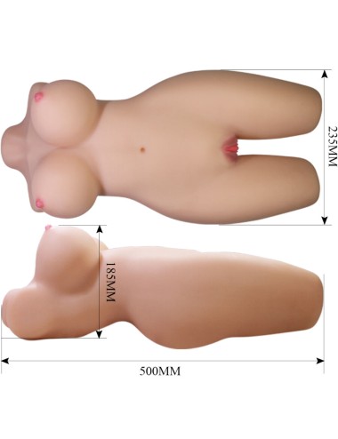 CRAZY BULL - MIA REALISTIC FEMALE TORSO VAGINA AND ANAL 8.5 KG