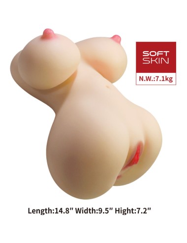 CRAZY BULL - FIONA REALISTIC FEMALE TORSO VAGINA AND ANAL 7.1 KG