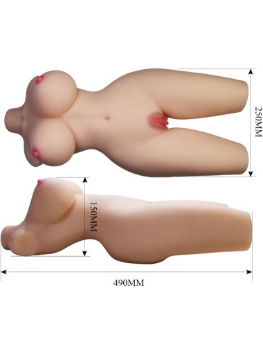 CRAZY BULL - TIFFANY REALISTIC FEMALE TORSO VAGINA AND ANAL 5.5 KG