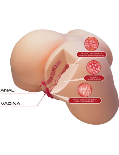 CRAZY BULL - OLIVIA REALISTIC FEMALE BUTT VAGINA AND ANAL 5.5 KG