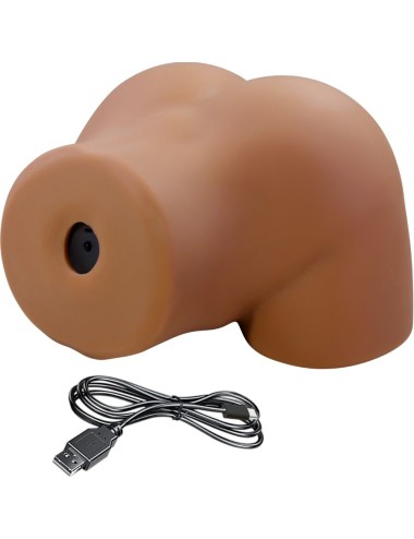 CRAZY BULL - GERIANN REALISTIC FEMALE BUTT VIBRATOR AND SUCKER WITH SOUND 5.5 KG
